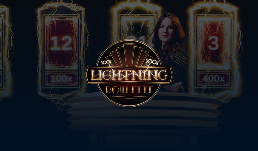 Evolution Gamings Lightning Roulette Live Casino Game.